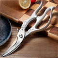 heavy duty stainless steel kitchen shears spring mechanism